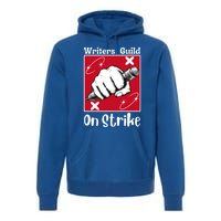 Writers Guild Of America On Strike Premium Hoodie