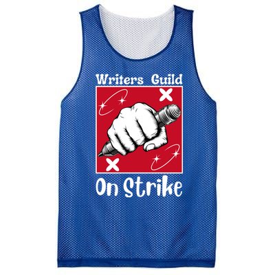 Writers Guild Of America On Strike Mesh Reversible Basketball Jersey Tank