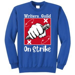 Writers Guild Of America On Strike Tall Sweatshirt