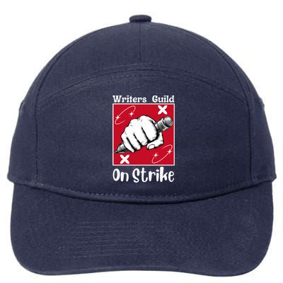 Writers Guild Of America On Strike 7-Panel Snapback Hat