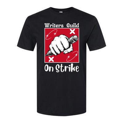 Writers Guild Of America On Strike Softstyle CVC T-Shirt