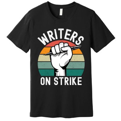 Writers Guild Of America On Strike Premium T-Shirt