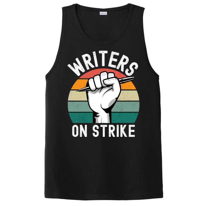 Writers Guild Of America On Strike PosiCharge Competitor Tank