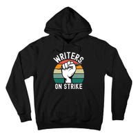 Writers Guild Of America On Strike Tall Hoodie