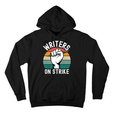 Writers Guild Of America On Strike Tall Hoodie