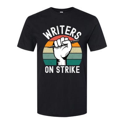 Writers Guild Of America On Strike Softstyle CVC T-Shirt