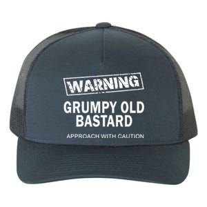 Warning Grumpy Old Bastard Yupoong Adult 5-Panel Trucker Hat