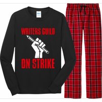 Writers Guild Of America On Strike Long Sleeve Pajama Set