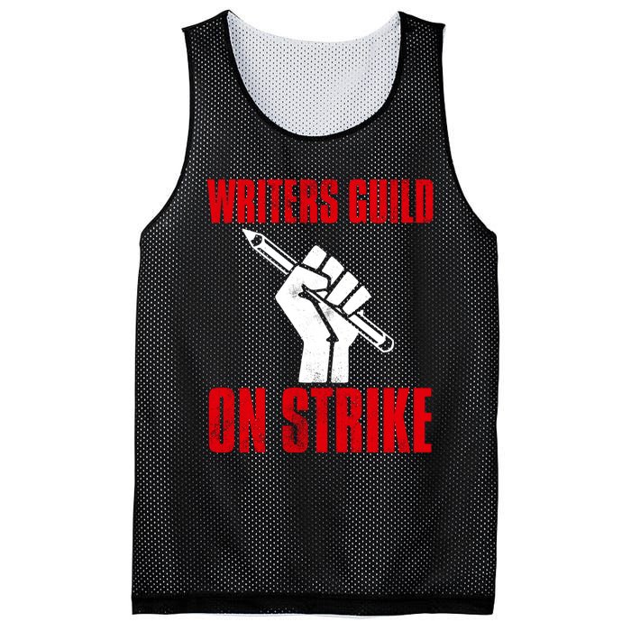 Writers Guild Of America On Strike Mesh Reversible Basketball Jersey Tank