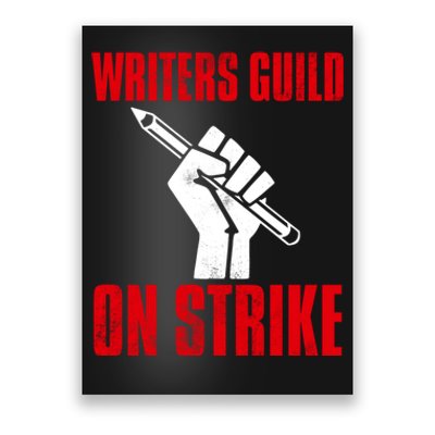 Writers Guild Of America On Strike Poster