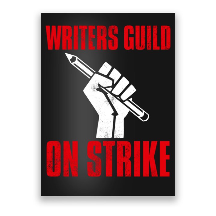 Writers Guild Of America On Strike Poster