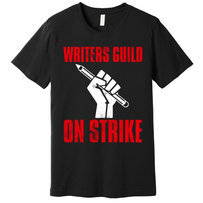 Writers Guild Of America On Strike Premium T-Shirt