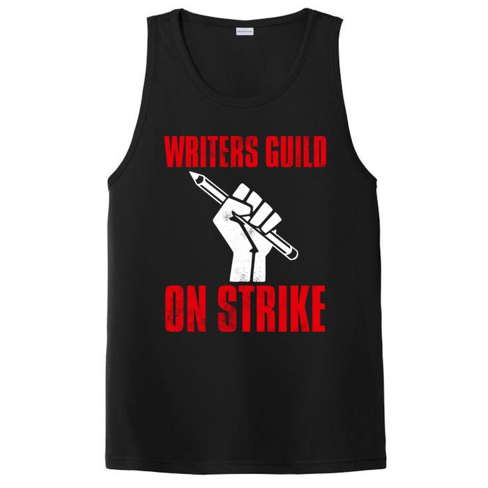 Writers Guild Of America On Strike PosiCharge Competitor Tank