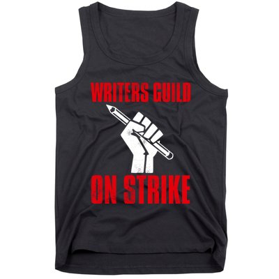 Writers Guild Of America On Strike Tank Top