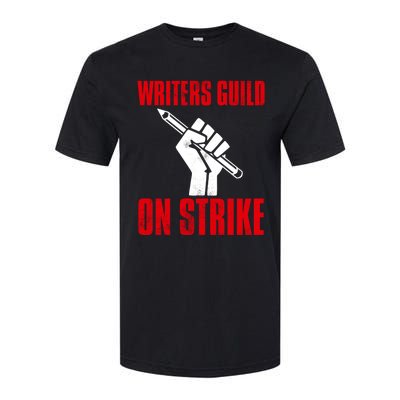 Writers Guild Of America On Strike Softstyle CVC T-Shirt