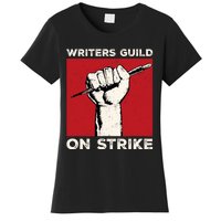 Writers Guild Of America On Strike Anti AI Chatbots WGA Women's T-Shirt