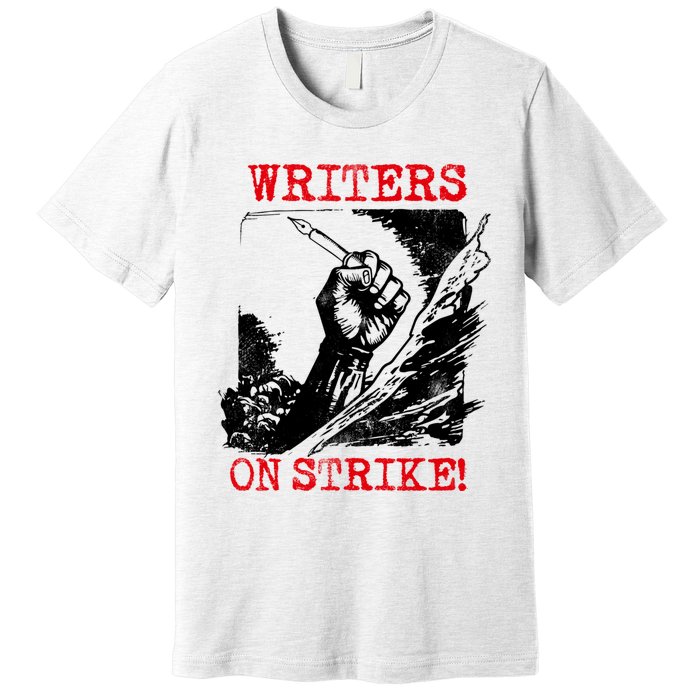 Writers Guild Of America On Strike Premium T-Shirt