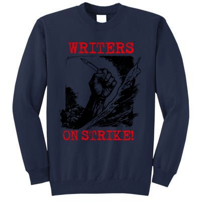 Writers Guild Of America On Strike Tall Sweatshirt