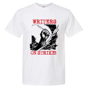 Writers Guild Of America On Strike Garment-Dyed Heavyweight T-Shirt