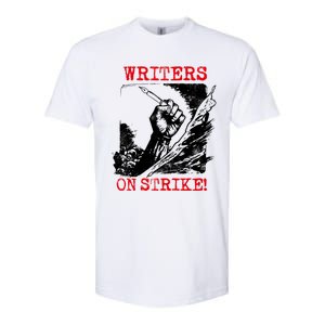 Writers Guild Of America On Strike Softstyle CVC T-Shirt