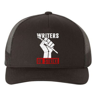 Writers Guild Of America On Strike Anti AI Chatbots WGA Yupoong Adult 5-Panel Trucker Hat