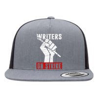 Writers Guild Of America On Strike Anti AI Chatbots WGA Flat Bill Trucker Hat