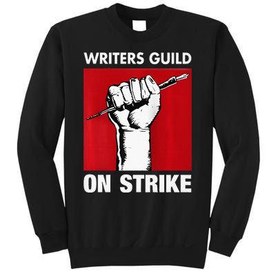 Writers Guild Of America On Strike Anti AI Chatbots WGA Sweatshirt