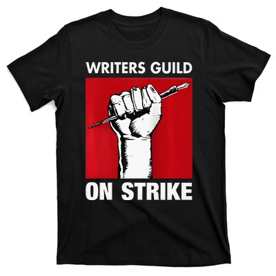 Writers Guild Of America On Strike Anti AI Chatbots WGA T-Shirt