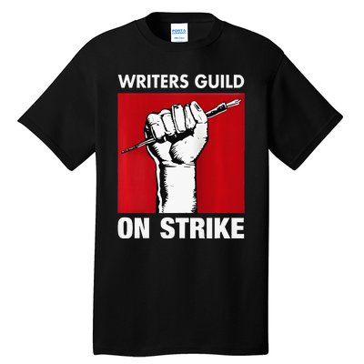 Writers Guild Of America On Strike Anti AI Chatbots WGA Tall T-Shirt