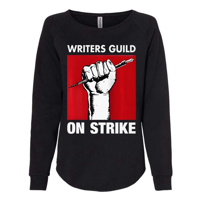 Writers Guild Of America On Strike Anti AI Chatbots WGA Womens California Wash Sweatshirt