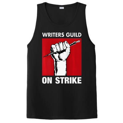 Writers Guild Of America On Strike Anti AI Chatbots WGA PosiCharge Competitor Tank