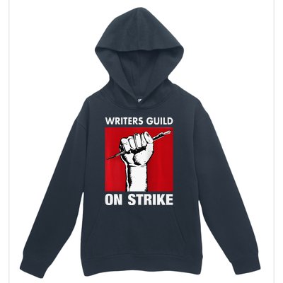 Writers Guild Of America On Strike Anti AI Chatbots WGA Urban Pullover Hoodie