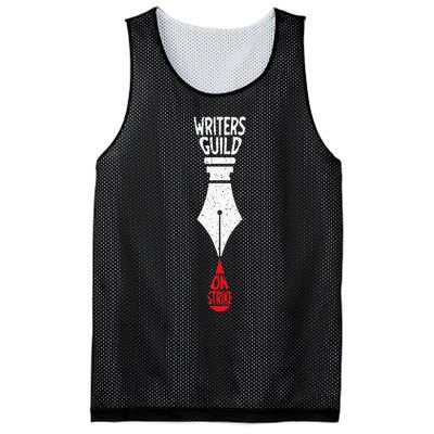 Writers Guild Of America On Strike Anti AI Chatbots WGA Mesh Reversible Basketball Jersey Tank