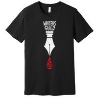 Writers Guild Of America On Strike Anti AI Chatbots WGA Premium T-Shirt