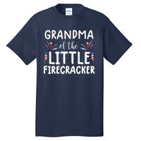 Wo grandma of the little firecracker funny 4th of july Tall T-Shirt