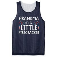 Wo grandma of the little firecracker funny 4th of july Mesh Reversible Basketball Jersey Tank