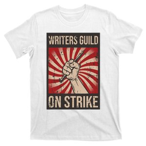 Writers Guild Of America On Strike Anti Ai Chatbots WGA T-Shirt