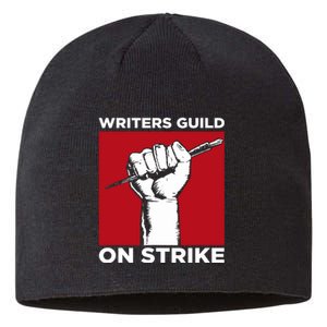 Writers Guild Of America On Strike Sustainable Beanie