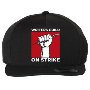 Writers Guild Of America On Strike Wool Snapback Cap