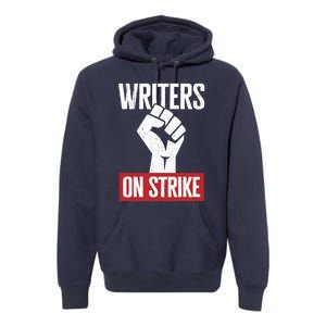 Writers Guild Of America On Strike Anti AI Chatbots WGA Premium Hoodie