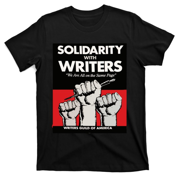 Writers Guild Of America On Strike Anti AI Chatbots WGA T-Shirt