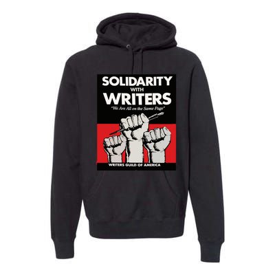 Writers Guild Of America On Strike Anti AI Chatbots WGA Premium Hoodie