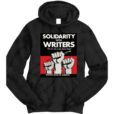 Writers Guild Of America On Strike Anti AI Chatbots WGA Tie Dye Hoodie