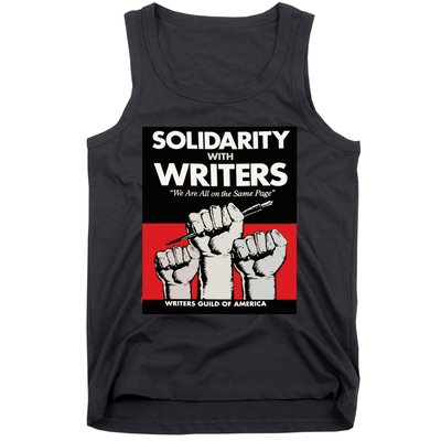 Writers Guild Of America On Strike Anti AI Chatbots WGA Tank Top