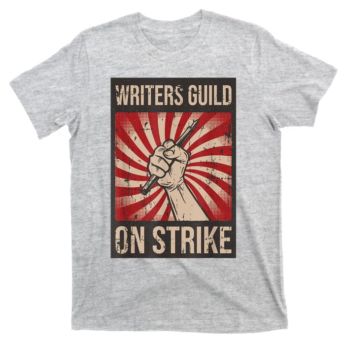 Writers Guild Of America On Strike Anti Ai Chatbots WGA T-Shirt