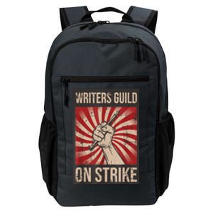 Writers Guild Of America On Strike Anti Ai Chatbots WGA Daily Commute Backpack