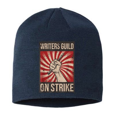 Writers Guild Of America On Strike Anti Ai Chatbots WGA Sustainable Beanie