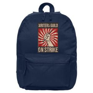 Writers Guild Of America On Strike Anti Ai Chatbots WGA 16 in Basic Backpack