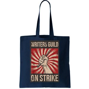 Writers Guild Of America On Strike Anti Ai Chatbots WGA Tote Bag