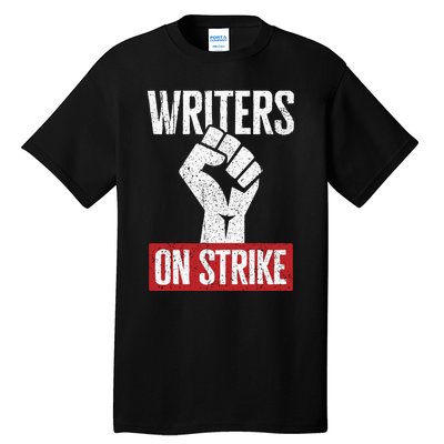 Writers Guild Of America On Strike Anti AI Chatbots WGA Tall T-Shirt